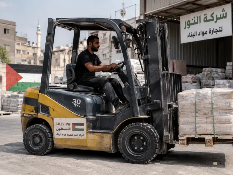 Tilbakemelding på applikasjoner på stedet fra en palestinsk gaffeltruckkunde Tilbakemelding på applikasjoner på stedet fra en palestinsk gaffeltruckkunde